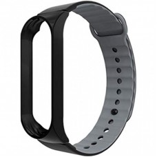 Ремінець до фітнес браслета Armorstandart Sport Silicone Band для Xiaomi Mi Band 3 Black/Grey (ARM54514) Ремінець до фітнес браслета Armorstandart Sport Silicone Band для Xiaomi Mi Band 3 Black/Grey (ARM54514)