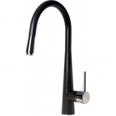 Змішувач для кухні Deante Aster, довж.виливу - 228мм, витяжний, 1важіль, графіт Змішувач для кухні Deante Aster, довж.виливу - 228мм, витяжний, 1важіль, графіт