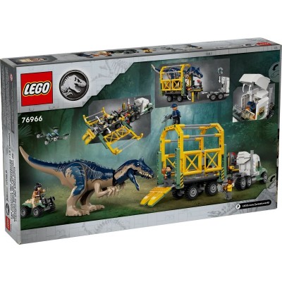 Конструктор LEGO Jurassic World Місії динозаврів: Вантажівка для перевезення алозавра