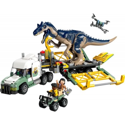 Конструктор LEGO Jurassic World Місії динозаврів: Вантажівка для перевезення алозавра