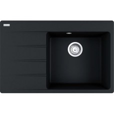 Мийка кухонна Franke Centro, фраграніт, прямокутник, з крилом, 780х500х200мм, чаша - 1, накладна, CNG 611-78 TL , онікс Мийка кухонна Franke Centro, фраграніт, прямокутник, з крилом, 780х500х200мм, чаша - 1, накладна, CNG 611-78 TL , онікс
