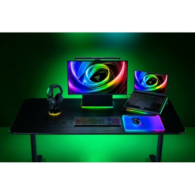 Клавіатура механічна BlackWidow V4 Low-profile HyperSpeed, 104key, Green Switch, USB-A/WL/BT, EN, RGB, чорний