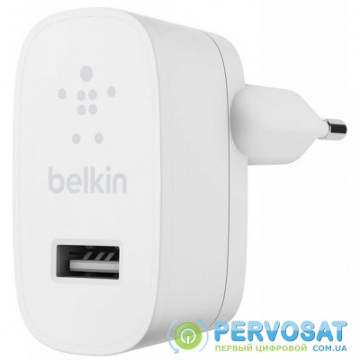 Зарядное устройство Belkin (12W) USB-A 2.4A, white (WCA002VFWH)