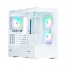 Корпус Zalman P30 White V2, без БЖ, 1xUSB3.0, 1хUSB Type-C, 3x120мм ARGB, TG Front/Side Panel, mATX, білий Корпус Zalman P30 White V2, без БЖ, 1xUSB3.0, 1хUSB Type-C, 3x120мм ARGB, TG Front/Side Panel, mATX, білий
