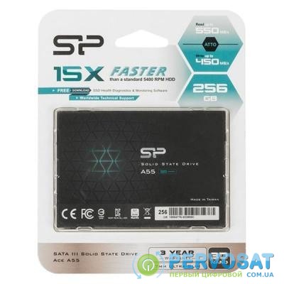 Накопитель SSD 2.5" 256GB Silicon Power (SP256GBSS3A55S25)