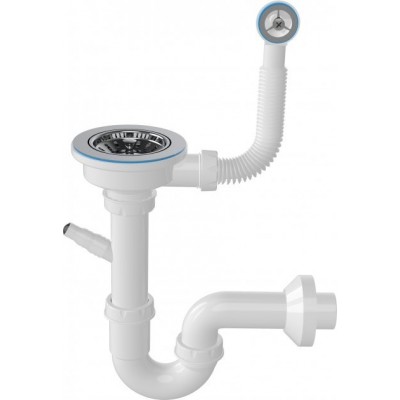 Набір кухонний Adamant Ovum, штучний камінь, овальна, з крилом, 615х495х200мм, чаша - 1, врізна, сірий + змішувач та дозатор