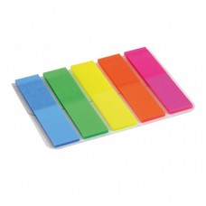 Стікер-закладка Axent Plastic bookmarks 5х12х50mm, 125шт, rectangles, neon colors (2440-01-А) Стікер-закладка Axent Plastic bookmarks 5х12х50mm, 125шт, rectangles, neon colors (2440-01-А)