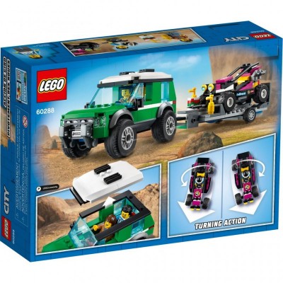 Конструктор LEGO City Great Vehicles Транспортер гоночного багги 210 деталей (60288)