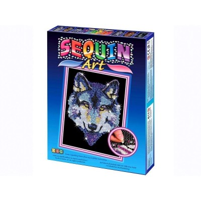 Набір для творчості Sequin Art BLUE Вовк SA1215