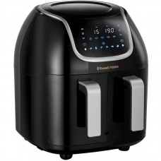 Мультипіч Russell Hobbs на 2 чаші Satisfry Snappi, 1800Вт, чаша-2х4,5л, сенсорне керування, 8 програм, пластик, чорний