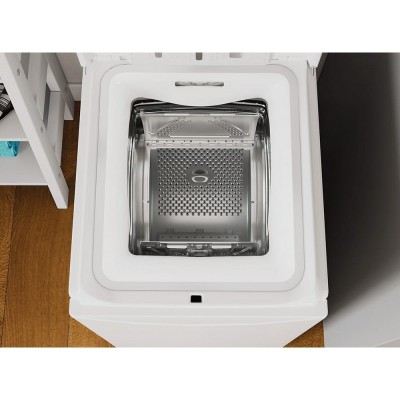 Пральна машина Indesit вертикальна, 6кг, 1000, C, 60см, дисплей, білий