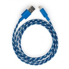Дата кабель USB 2.0 AM to Type-C 2color nylon 1m blue Vinga (VCPDCTCNB31B) Дата кабель USB 2.0 AM to Type-C 2color nylon 1m blue Vinga (VCPDCTCNB31B)