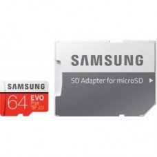 Карта пам'яті Samsung 64GB microSDXC class 10 UHS-I U1 Evo Plus V2 (MB-MC64HA/RU) Карта пам'яті Samsung 64GB microSDXC class 10 UHS-I U1 Evo Plus V2 (MB-MC64HA/RU)