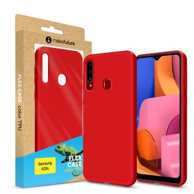 Чехол для моб. телефона MakeFuture Flex Case (Soft-touch TPU) Samsung A20s Red (MCF-SA20SRD)