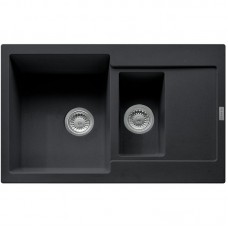 Мийка кухонна Franke Maris, фраграніт, прямокутник, з крилом, 780х500х200мм, чаша - 2, накладна, MRG 651-78, онікс Мийка кухонна Franke Maris, фраграніт, прямокутник, з крилом, 780х500х200мм, чаша - 2, накладна, MRG 651-78, онікс