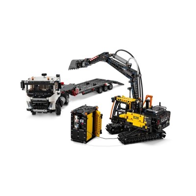 Конструктор LEGO Technic Вантажівка Volvo FMX і Електричний екскаватор EC230