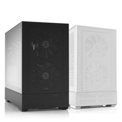 Корпус Zalman P30 AIR без БЖ, 1xUSB3.0, 1xUSBType-C, 3x140мм ARGB, VGA 392мм, LCS ready, TG Side Panel, mATX, чорний