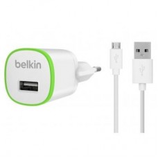 Зарядний пристрій Belkin USB Micro Charger (220V + microUSB сable, USB 1Amp), white (F8M710vf04-WHT) Зарядний пристрій Belkin USB Micro Charger (220V + microUSB сable, USB 1Amp), white (F8M710vf04-WHT)