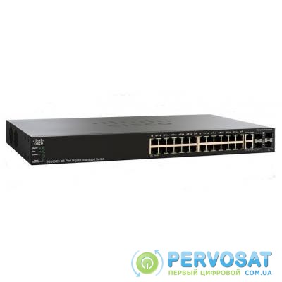 Коммутатор сетевой Cisco SG350-28SFP-K9-EU
