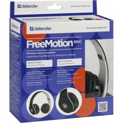 Наушники Defender FreeMotion B550 Black (63550)