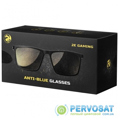 Очки компьютерные 2E Gaming anti-blue glasses Black-Blue (2E-GLS310BB)