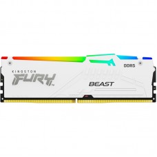 Пам'ять ПК Kingston DDR5 32GB 5200 FURY Beast  RGB EXPO Білий