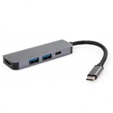 Концентратор Vinga Type-C to 4K HDMI+2*USB3.0+Type-C PD aluminium (VCPATC2PDU3HIGR) Концентратор Vinga Type-C to 4K HDMI+2*USB3.0+Type-C PD aluminium (VCPATC2PDU3HIGR)