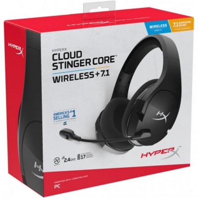Навушники HyperX Cloud Stinger Core Wireless 7.1 Black (HHSS1C-BA-BK/G)