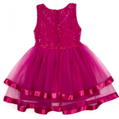 Плаття Breeze з фатіновой спідницею (14502-128G-fucsia)