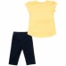 Футболка дитяча Breeze з фламінго і капрі (13490-110G-yellow)