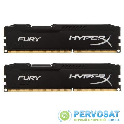Модуль памяти для компьютера DDR3 16GB (2x8GB) 1600MHz HyperX Fury Black HyperX (Kingston Fury) (HX316C10FBK2/16)