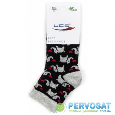 Носки UCS Socks со слониками (M0C0101-2116-1B-black)