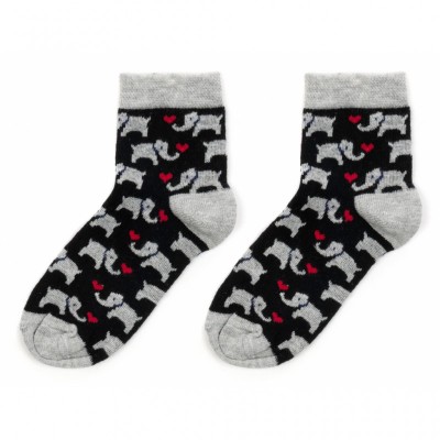 Носки UCS Socks со слониками (M0C0101-2116-1B-black)