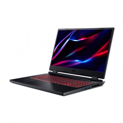 Ноутбук Acer Nitro 5 AN517-55 17,3" FHD IPS, Intel i7-12700H, 16GB, F512GB, NVD3050-4, Lin, чорний