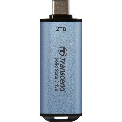 Портативний SSD Transcend 2TB USB 3.1 Gen 2 Type-C ESD300 Синій