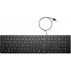 Клавіатура мембранна HP 320K, 109key, USB-A, EN/UK, чорний Клавіатура мембранна HP 320K, 109key, USB-A, EN/UK, чорний
