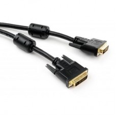 Кабель мультимедійний DVI to DVI 24+1pin 1.8 m Vinga (VCPDCDVIMM1.8BK) Кабель мультимедійний DVI to DVI 24+1pin 1.8 m Vinga (VCPDCDVIMM1.8BK)