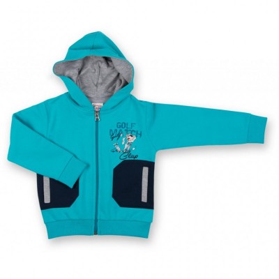 Спортивний костюм Breeze бірюзовий з собачкою (7879-92B-blue)