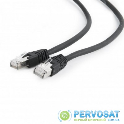 Патч-корд 1м FTP cat 6 Cablexpert (PP6-1M/BK)