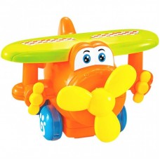 Розвиваюча іграшка BeBeLino Інерційний літачок (помаранчевий) (58153-2)