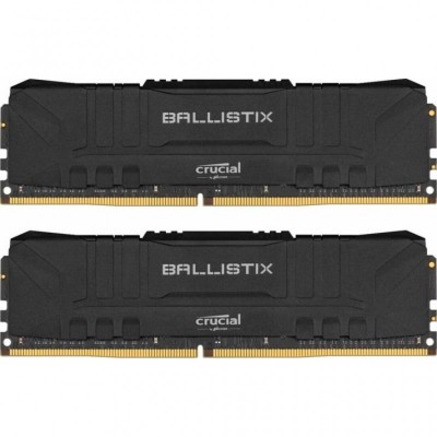 Модуль пам'яті для комп'ютера DDR4 64GB (2x32GB) 3200 MHz Ballistix Black Micron (BL2K32G32C16U4B)