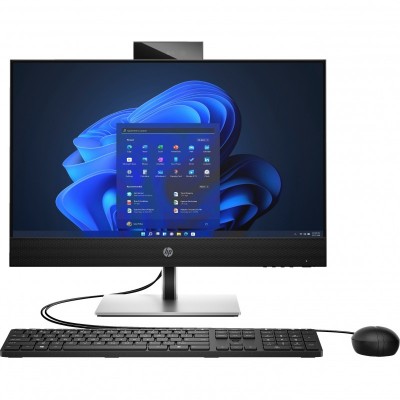 Комп'ютер персональний моноблок HP ProOne 440-G9 23.8&quot; FHD IPS AG, Intel i5-13500T, 16GB, F512GB, ODD, UMA, WiFi, кл+м, 3р, W11P, чорний