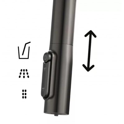 Змішувач для кухні Franke Maris Slim J Clear Water, довж.виливу - 221 мм, поворотний, 1+1 фільтр, латунь