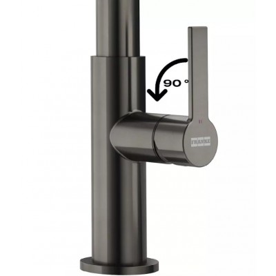 Змішувач для кухні Franke Maris Slim J Clear Water, довж.виливу - 221 мм, поворотний, 1+1 фільтр, латунь