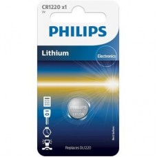 Батарейка PHILIPS CR1220 PHILIPS Lithium (CR1220/00B) Батарейка PHILIPS CR1220 PHILIPS Lithium (CR1220/00B)