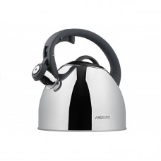 Чайник Ardesto Gemini Cremona, 2.5 л, сірий, нержавіюча сталь Чайник Ardesto Gemini Cremona, 2.5 л, сірий, нержавіюча сталь