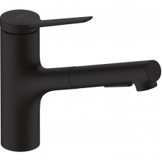 Змішувач для кухні Hansgrohe Zesis M33, довж.виливу - 219мм, витяжний, 1важіль, KM150, матовий чорний Змішувач для кухні Hansgrohe Zesis M33, довж.виливу - 219мм, витяжний, 1важіль, KM150, матовий чорний