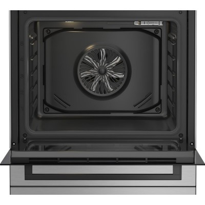 Плита Beko комбінована, 66л, 60x60см, конвекція, сріблястий