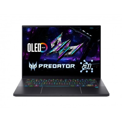 Ноутбук Acer Predator Triton 14 PT14-52T 14.5" 2.8K OLED Touch, Intel U9-288V, 32GB, F2TB, NVD5070-8, Win11P, чорний