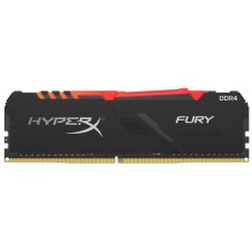 Пам'ять до ПК Kingston DDR4 2400 8GB HyperX Fury RGB Пам'ять до ПК Kingston DDR4 2400 8GB HyperX Fury RGB